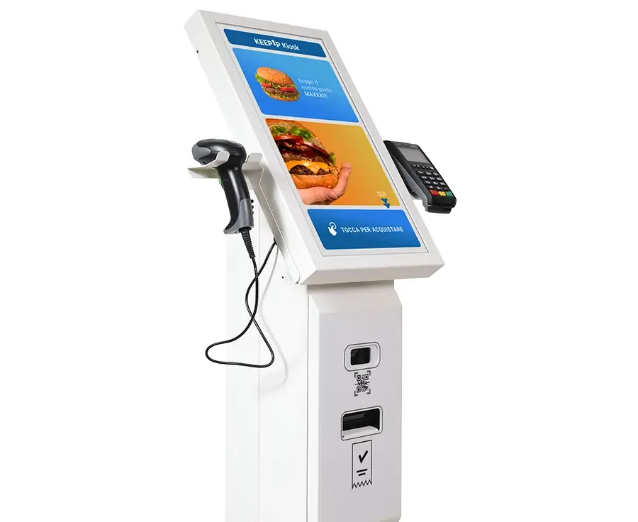 Mate Up, chioschi — immagine del dispositivo per guide operative e procedure di assistenza EAR Roma
